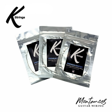 K-Strings Premium Coated SINGLE Electric Guitar String | Long-Life Replacement | .009 .010 .011