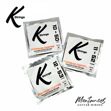 K-Strings Premium Coated Acoustic Strings | Phosphor Bronze, Long-Life Tone | 10s 11s 12s