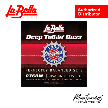 La Bella 0760M Deep Talkin' Bass, 1954 "Original" Style - Bass Guitar Strings