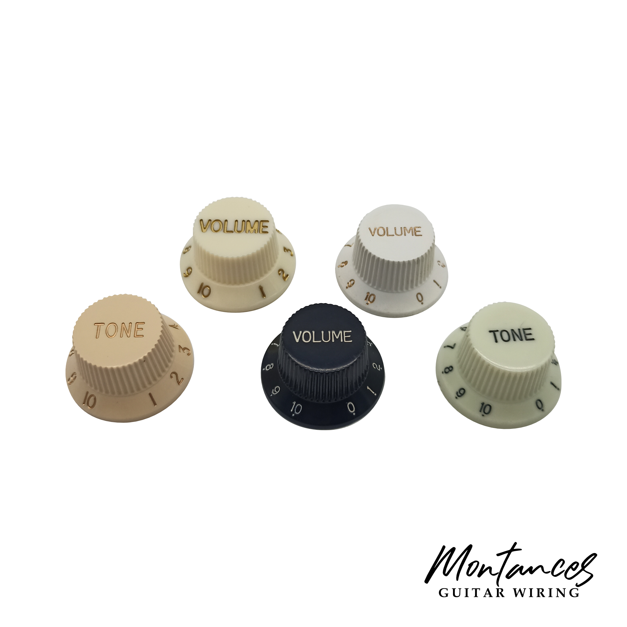Strat Knobs 18 Splines