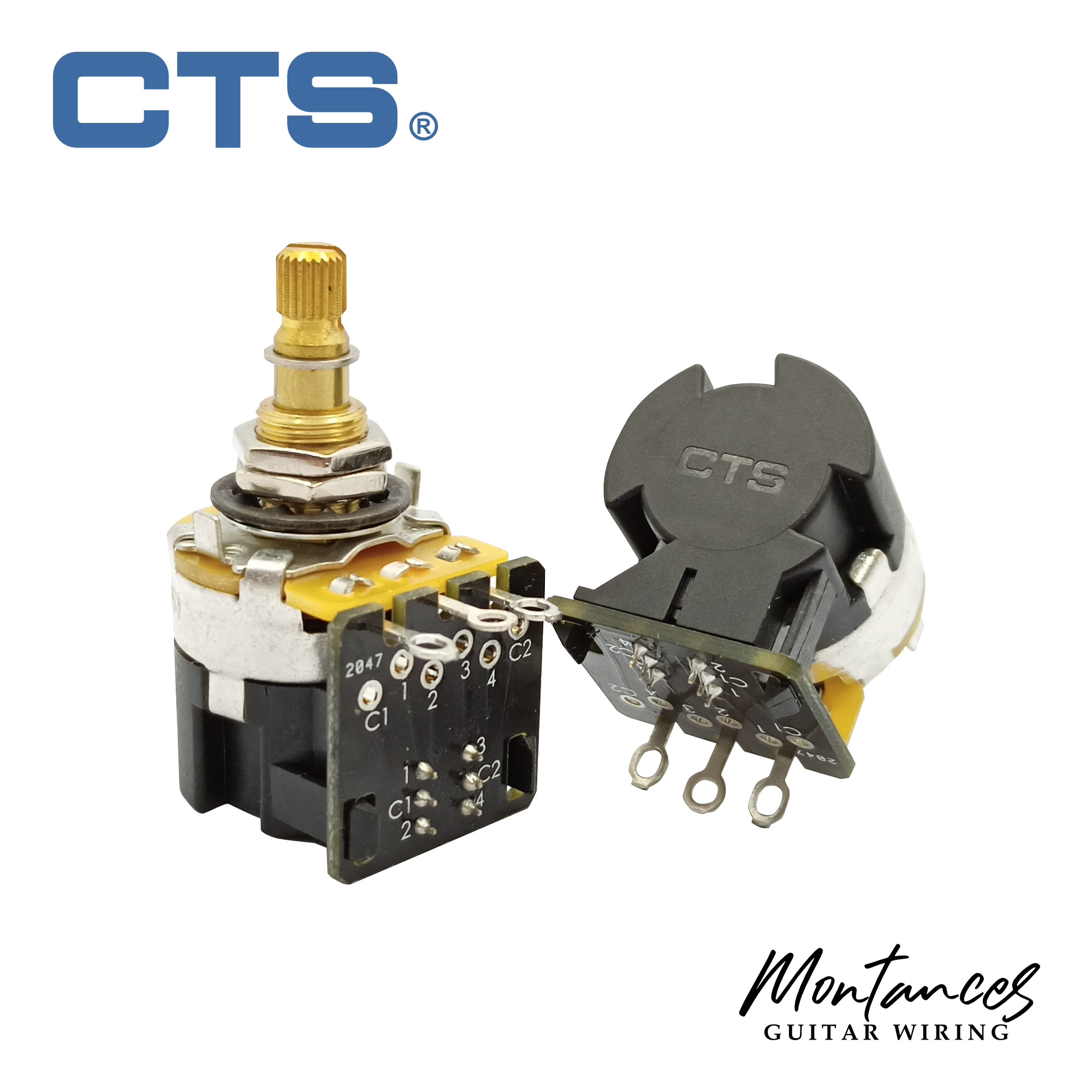 CTS® Push Pull US ⅜” Standard Length Full-Size Potentiometer