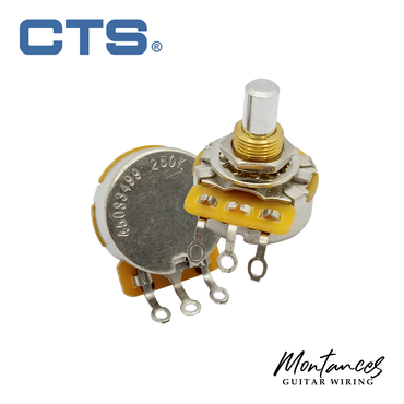 CTS® Premium US ¼” Short Length Full-Size Potentiometer (Solid Shaft)