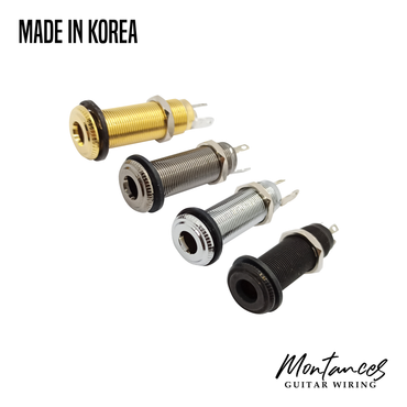 Guitar Output Jack Barrel Type (Stereo and Mono)