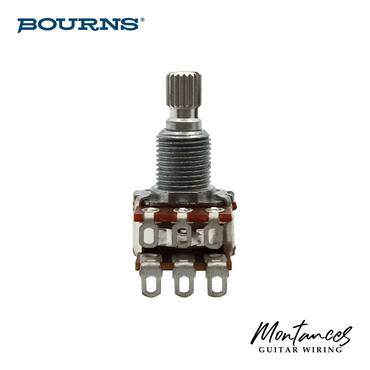 Bourns® ⅜” Standard Length Blend Balance Control Dual Gang Potentiometer (SPLIT SHAFT)