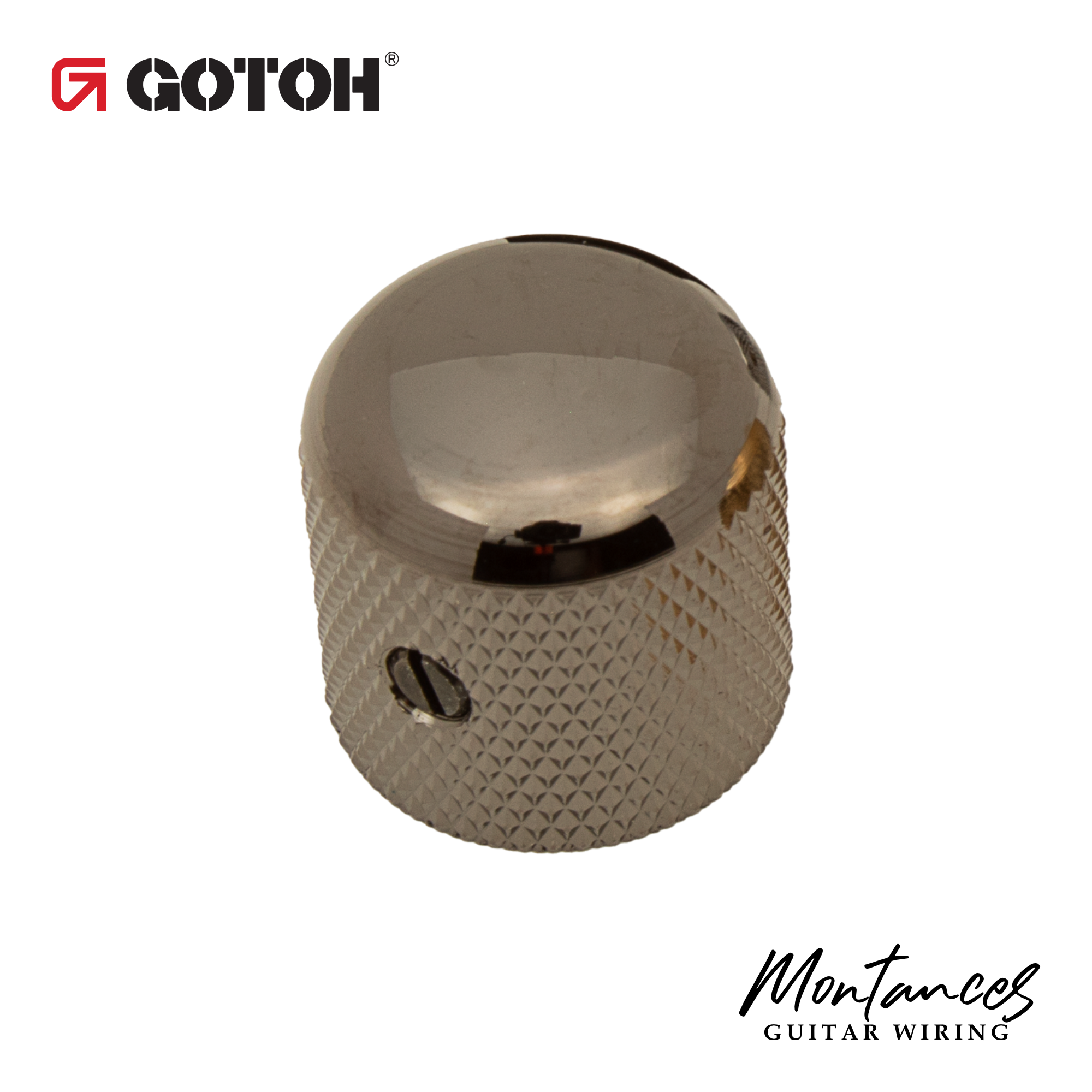 Gotoh® Metal Knobs for 6.35mm (1/4") Solid Shaft Pots
