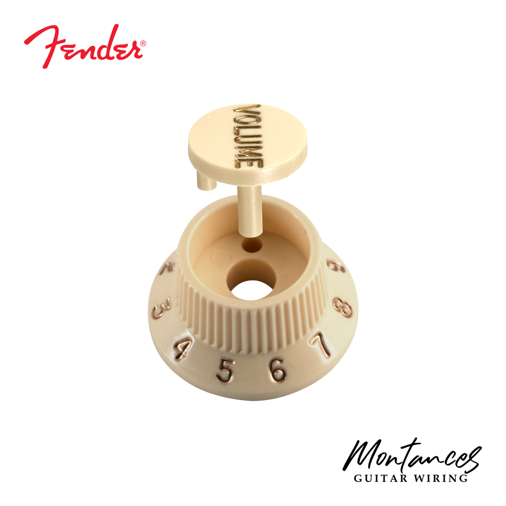 Fender® Knob & Knob Cap for the S1 Switch Montances Guitar Wiring