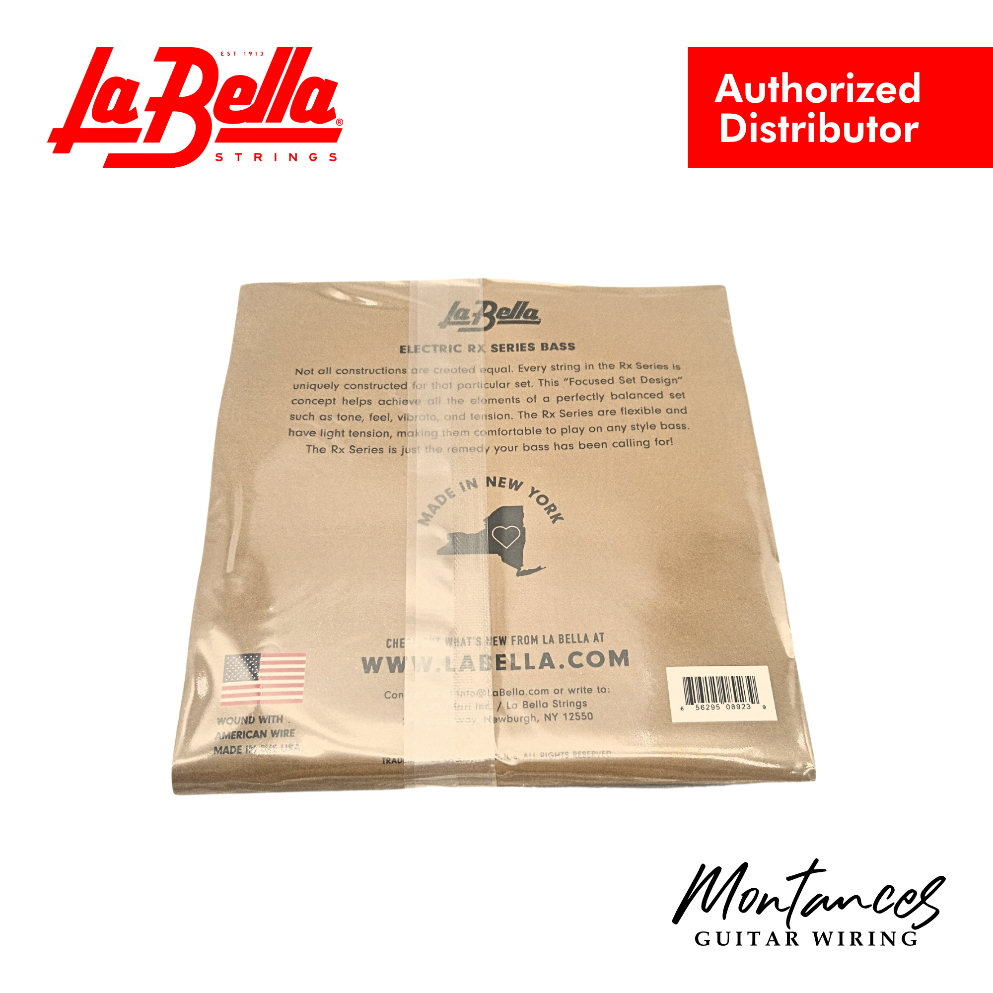 La Bella RX-S6D Rx Stainless , 30-45-65-85-105-130 - Bass Guitar Strings