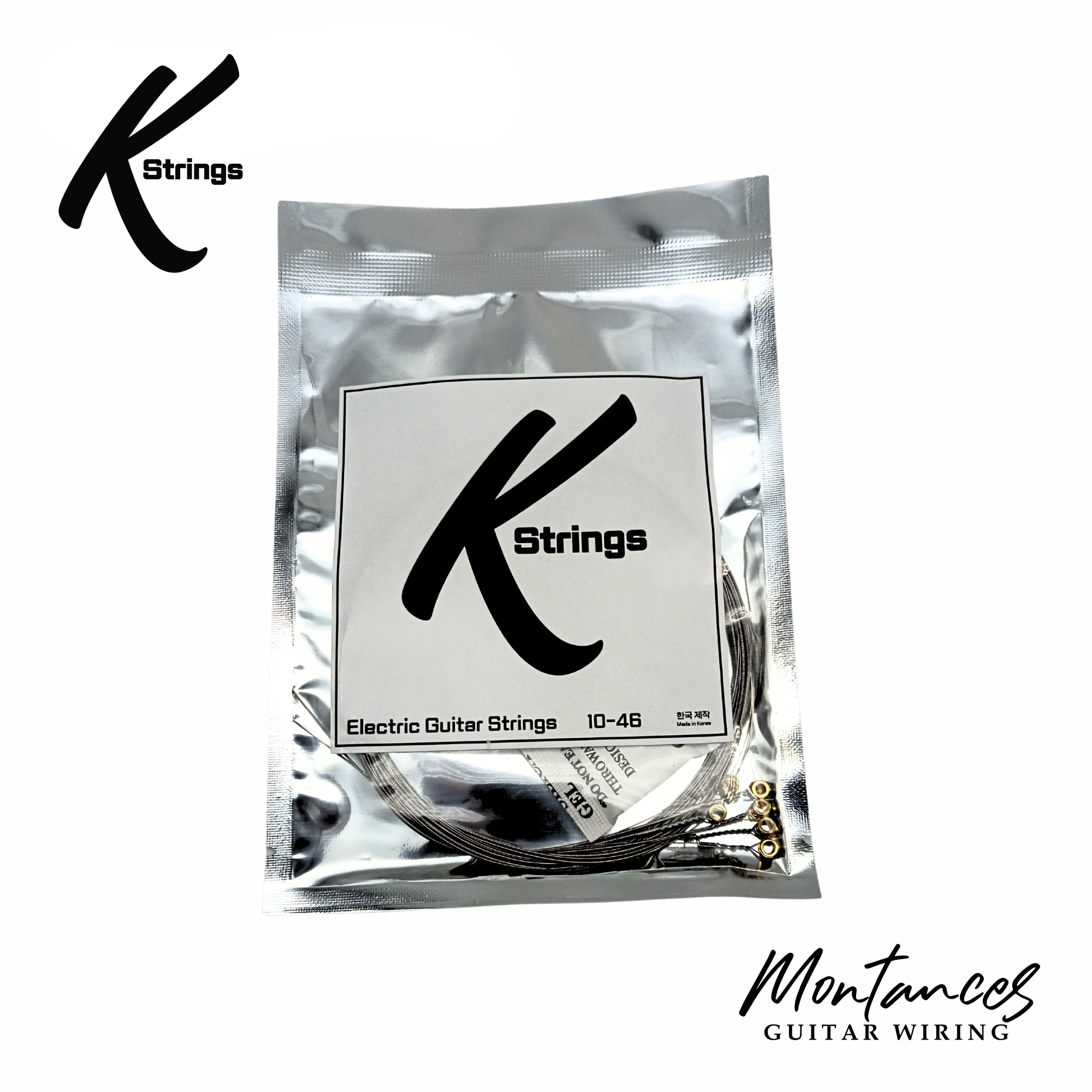 K-Strings Classic Electric Guitar Strings | Nickel Wound, Reliable Tone | 9s, 10s, 11s