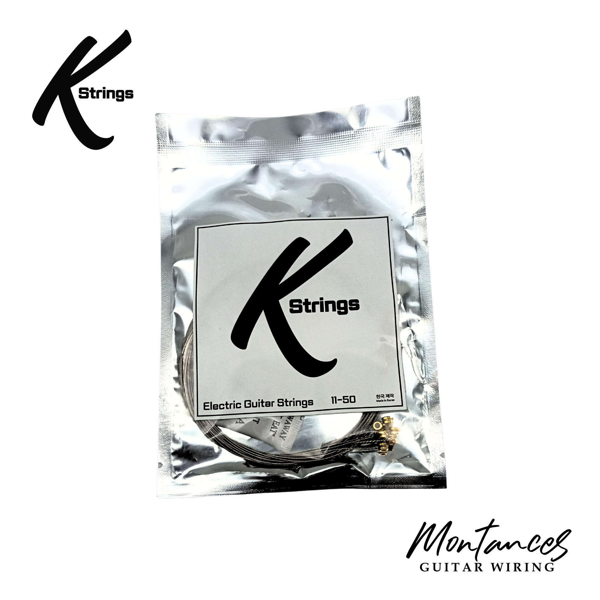 K-Strings Classic Electric Guitar Strings | Nickel Wound, Reliable Tone | 9s, 10s, 11s