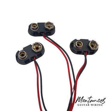 Premium 9V Battery T-Type Connector Clip with 15cm Lead Wires