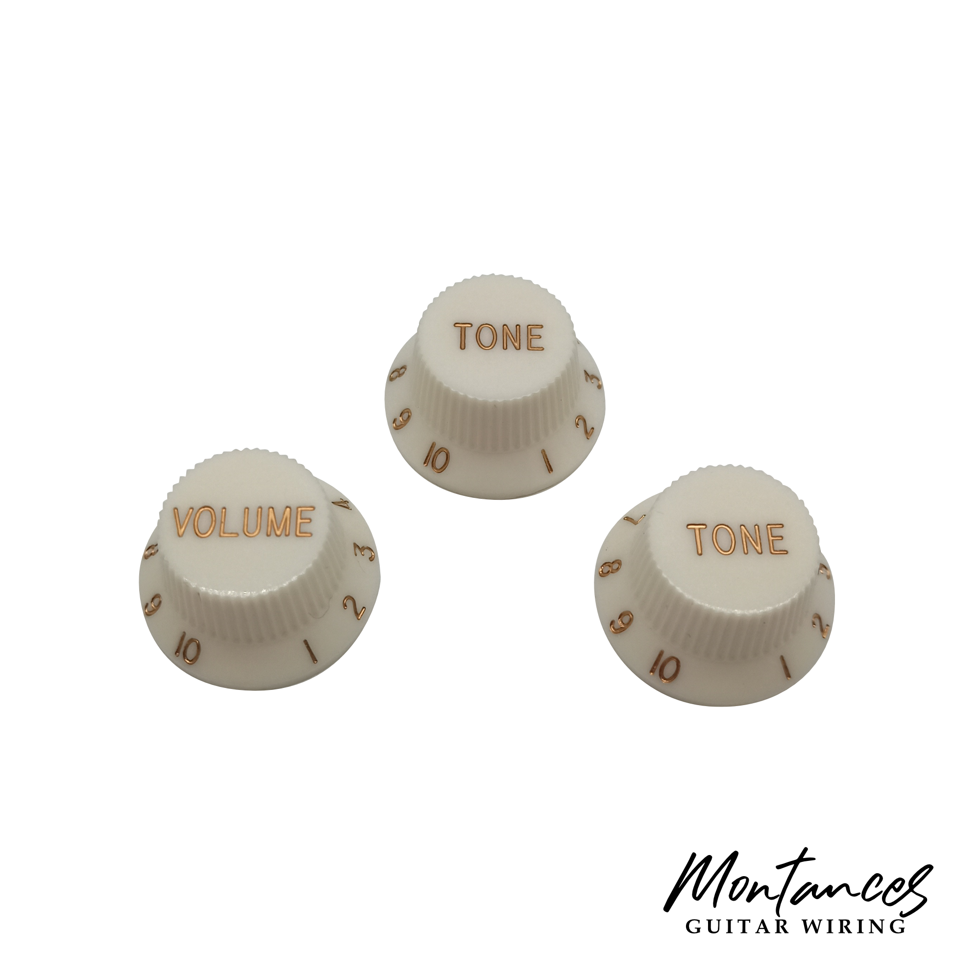 Strat Knobs 24 Splines Made in USA