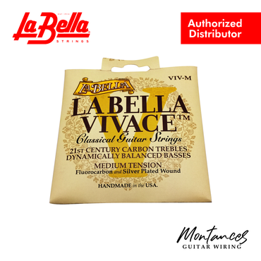 VIV-M La Bella Vivace Fluorocarbon Medium Tension - Classical Guitar Strings