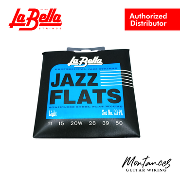 La Bella 20PL Jazz Flats - Light 11-50 - Electric Guitar Strings
