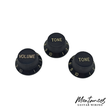 Strat Knobs 24 Splines Made in USA