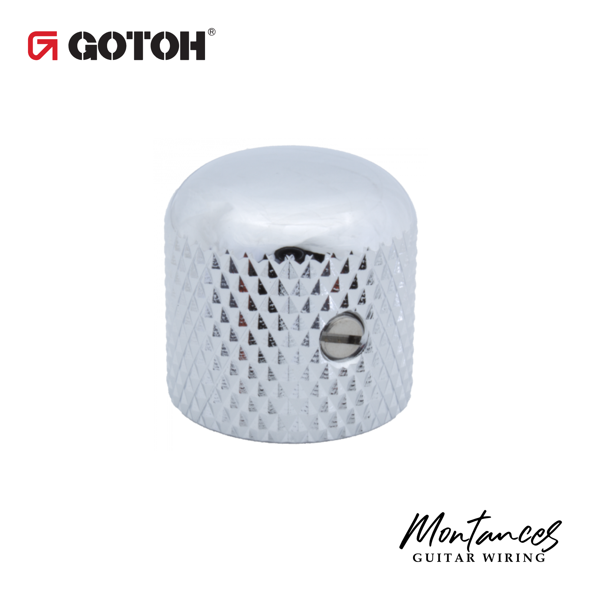 Gotoh® Metal Knobs for 6.0mm Solid Shaft Pots