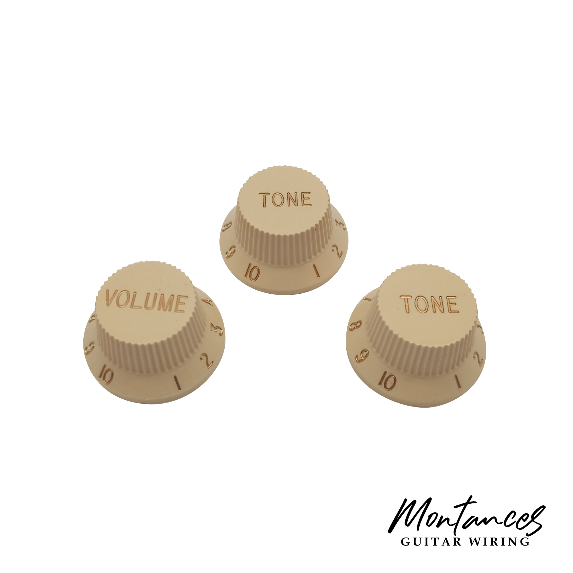Strat Knobs 24 Splines Made in USA