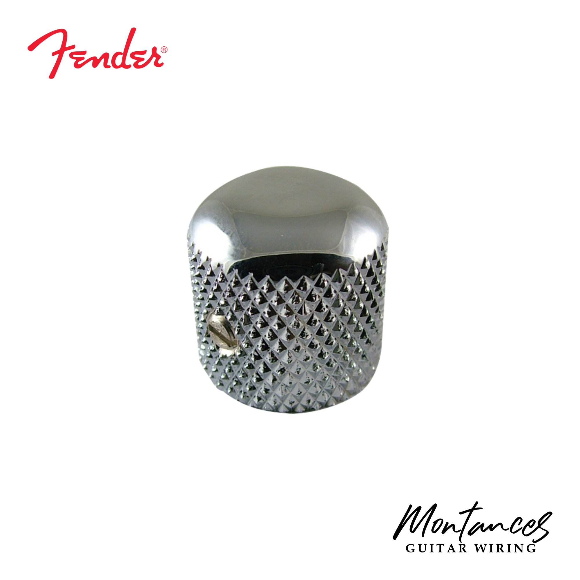 Knobs for Fender® Telecaster, Dome style, with set screw (2pcs)