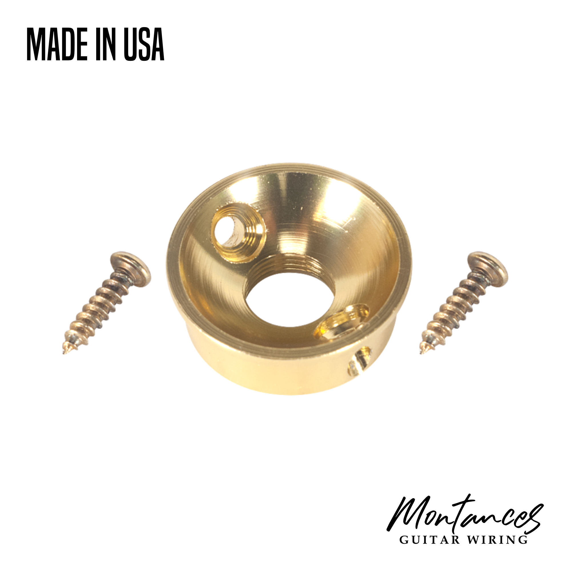 Jack Plate for Telecaster guitars, Electrosocket style made in USA