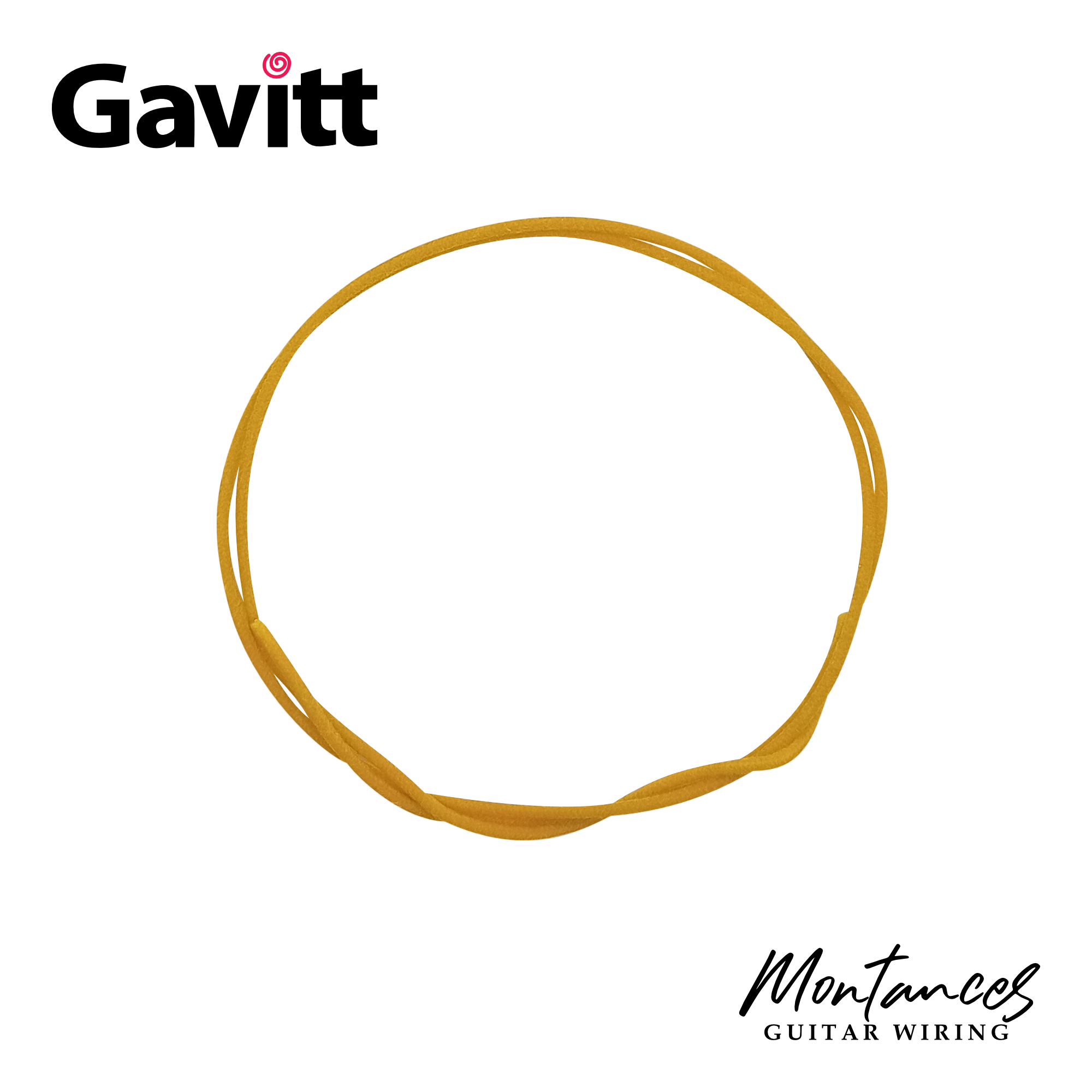Gavitt Vintage Cloth Push-Back Wire – 22AWG Pre-Tinned Guitar Hookup Wire (Per Foot) | Used in Fender Builds