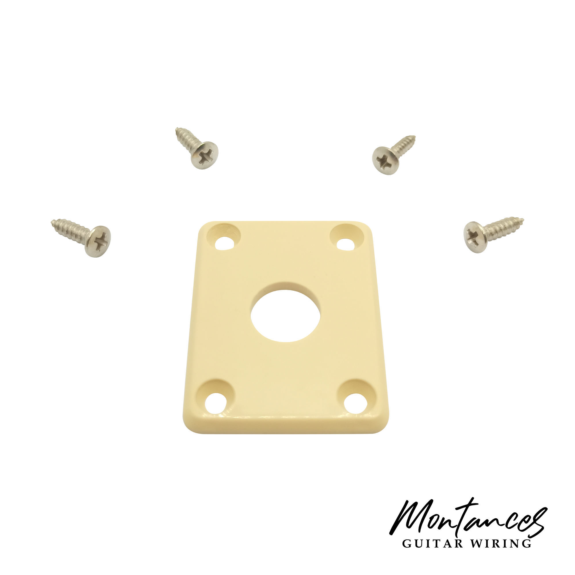 Jack Plate Square/Rectangular Socket Plastic Material for Les Paul