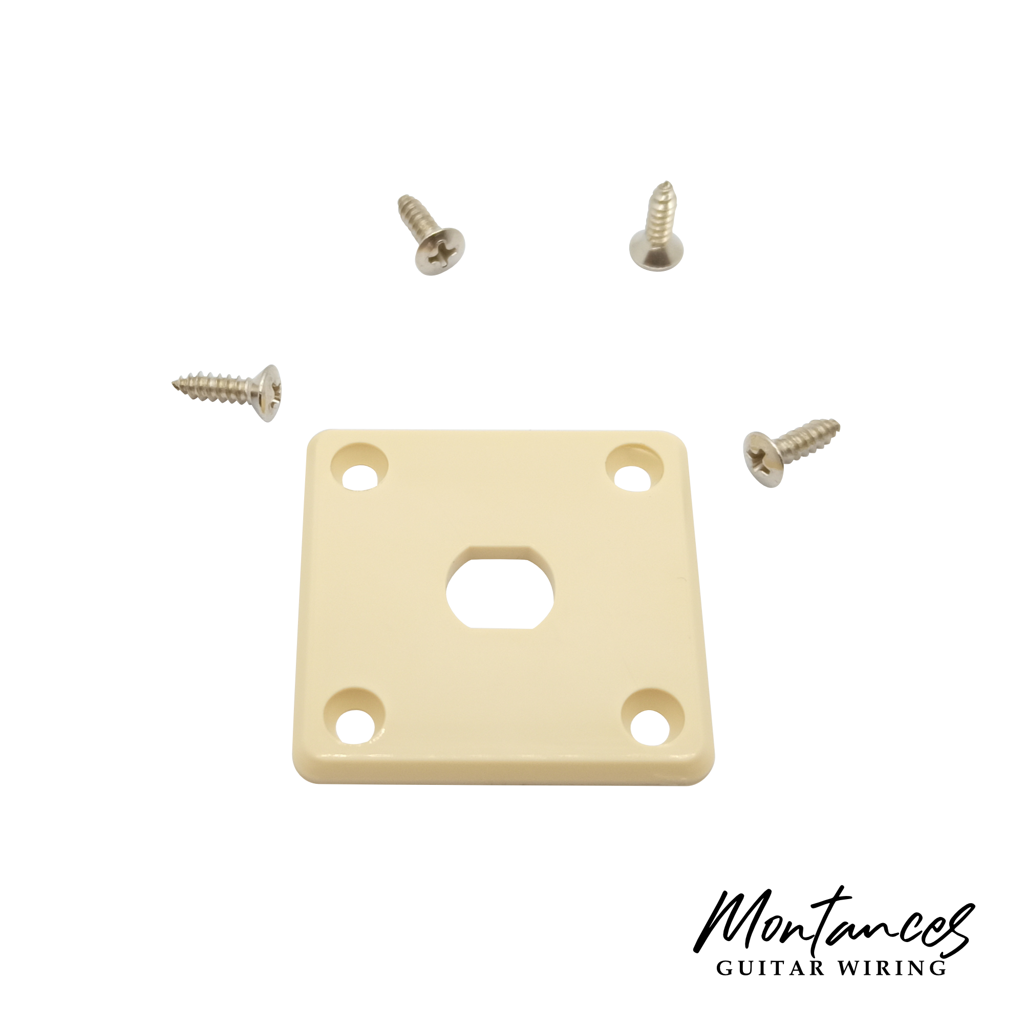 Jack Plate Square/Rectangular Socket Plastic Material for Les Paul