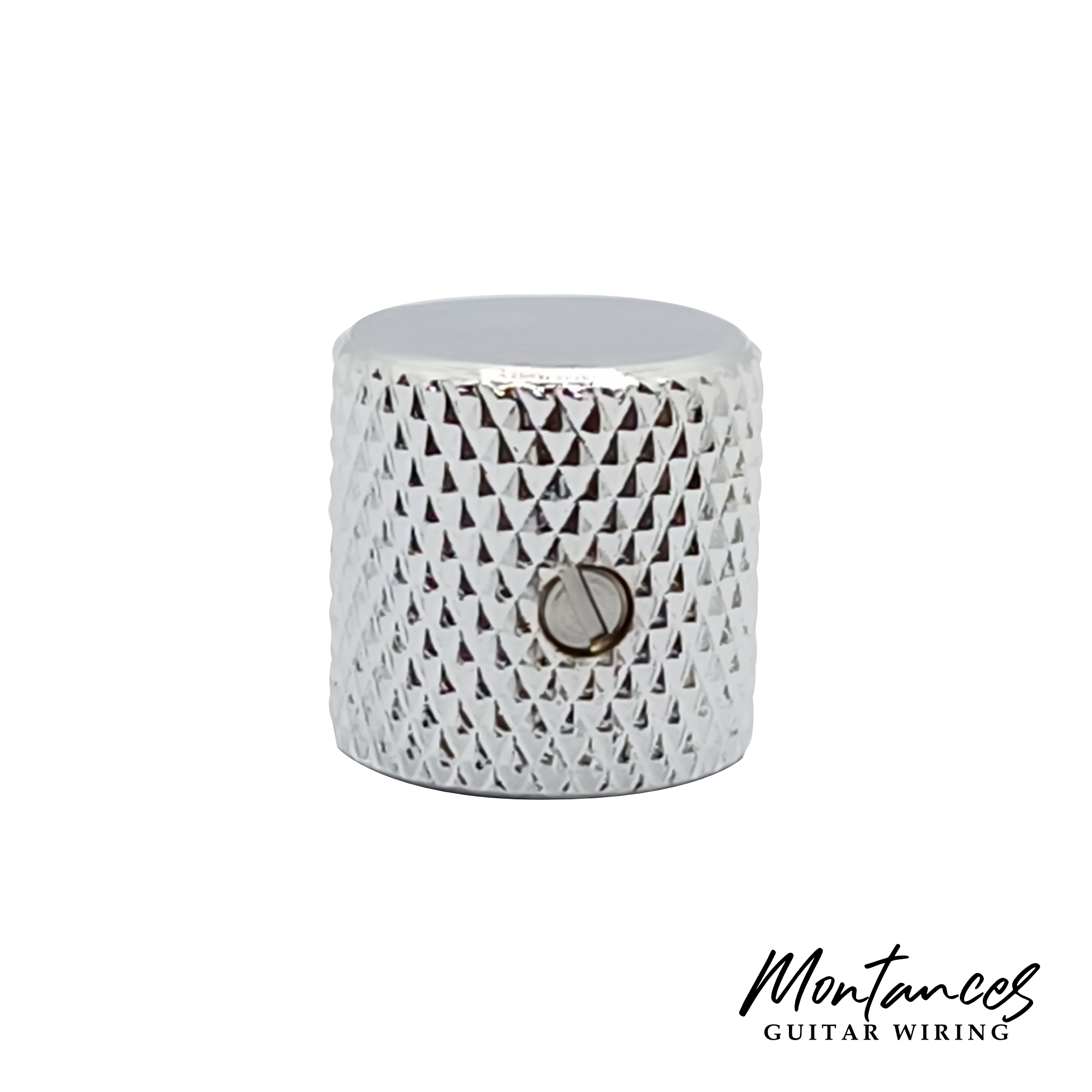Metal Knobs Flat Top for 6.35mm Solid Shaft