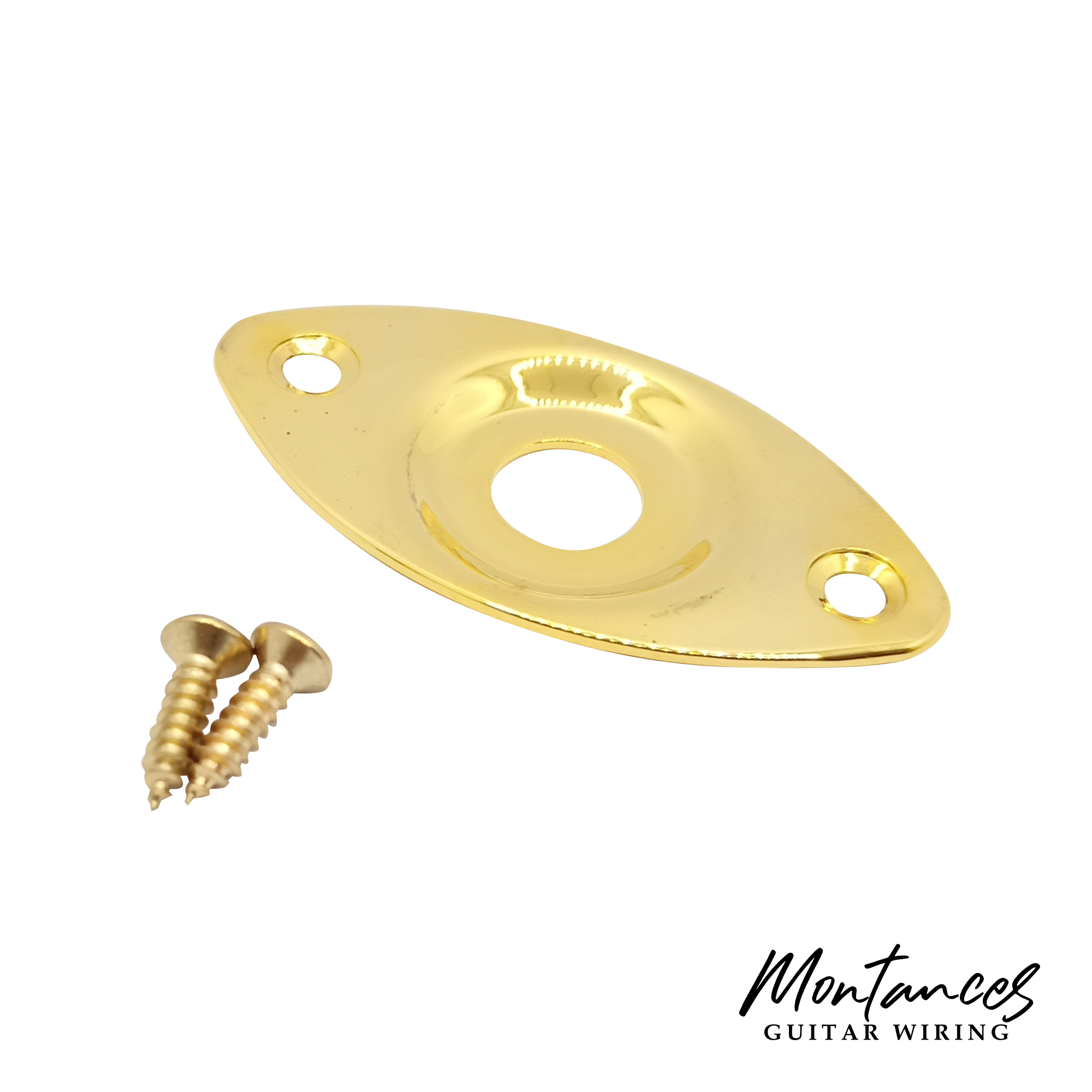 Jack Plate Oval Curved Metal