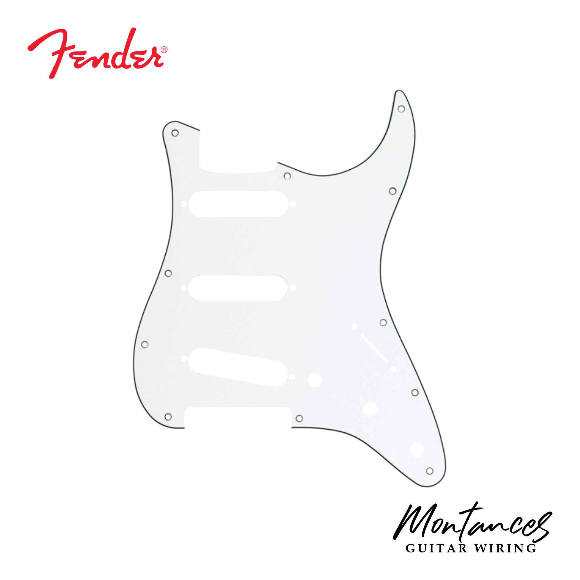 Pickguard for Fender® American Stratocaster, 11-hole