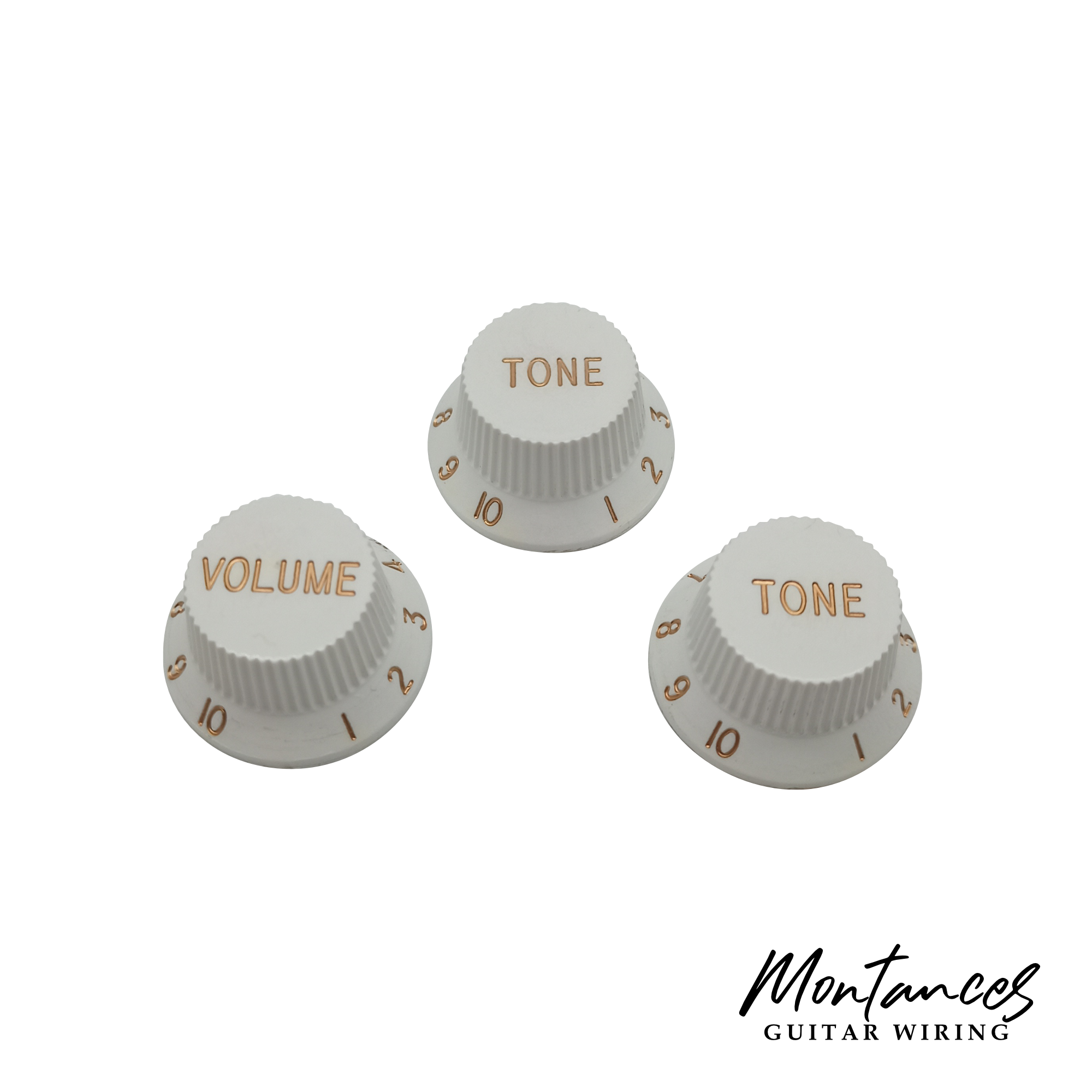Strat Knobs 24 Splines Made in USA