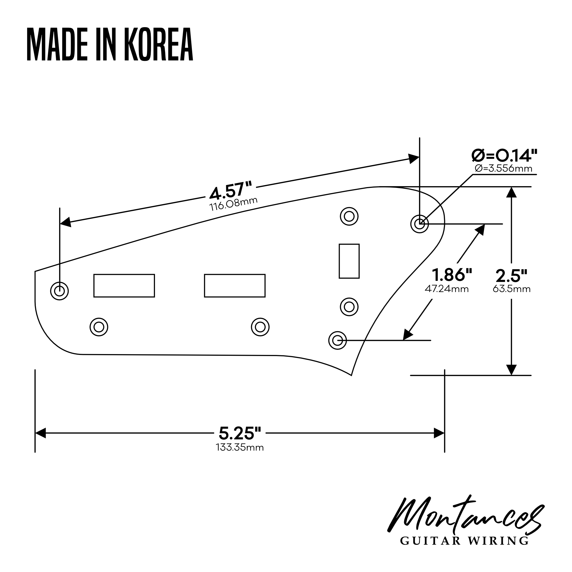 Control Plate for Jaguar Style, Preset, made in Korea