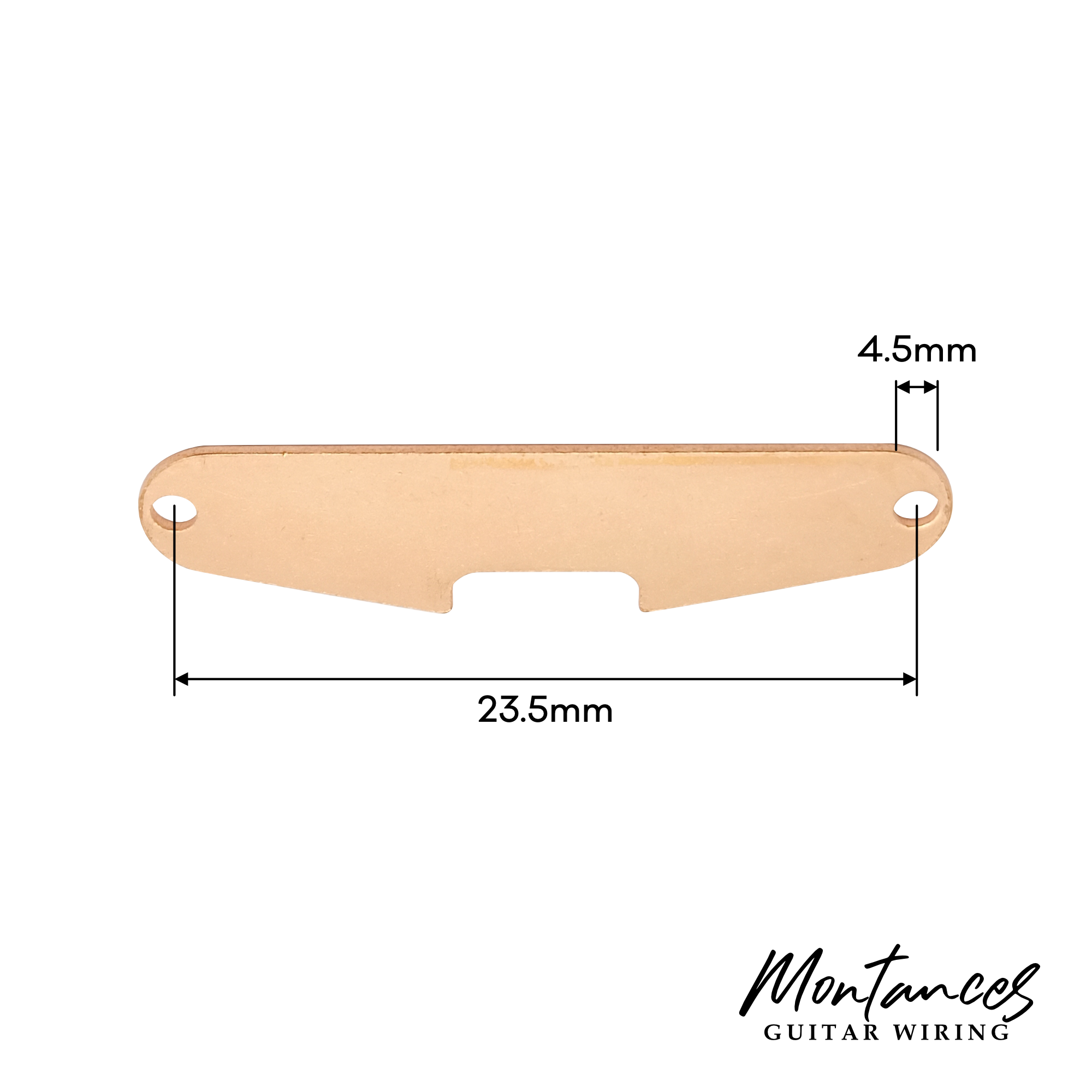 Baseplate for Single Coil Pickups
