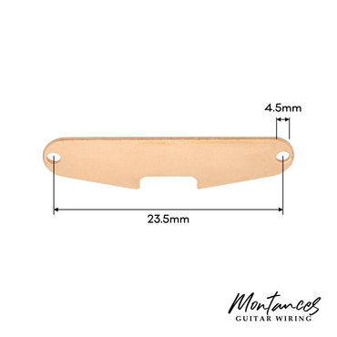 Baseplate for Single Coil Pickups