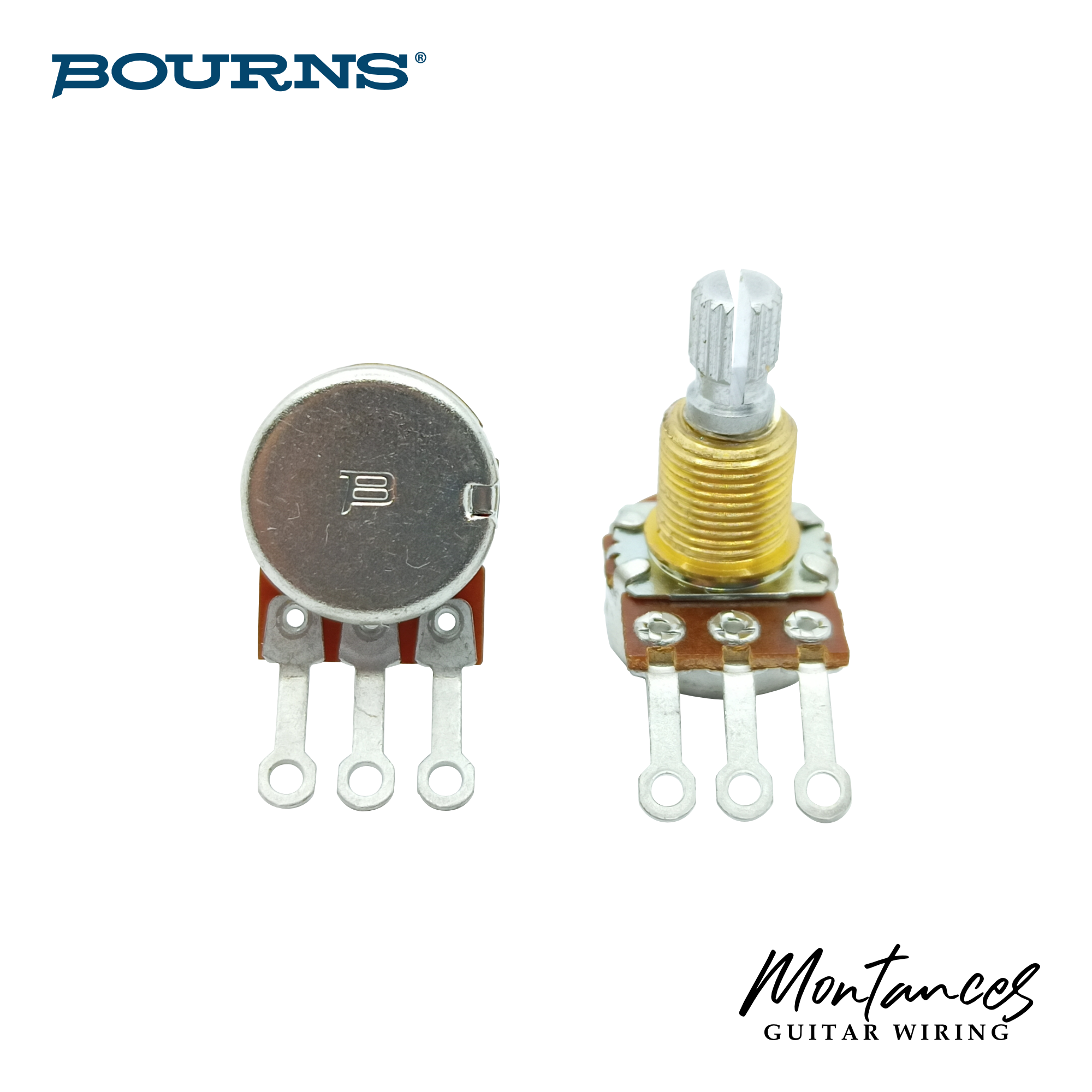 Bourns® US ⅜” Standard Length Mini-Size Potentiometer (Split Shaft)