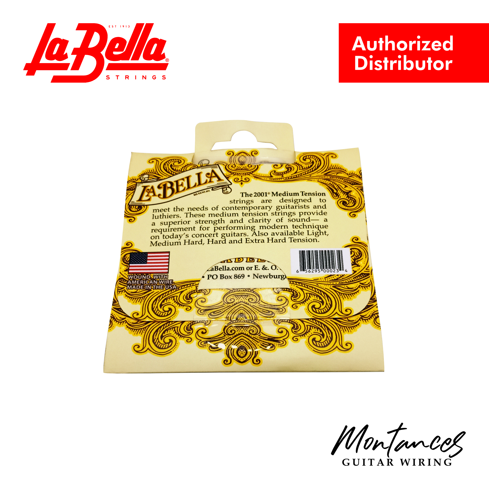 La Bella 2001 Classical - Medium Tension - Classical Guitar Strings
