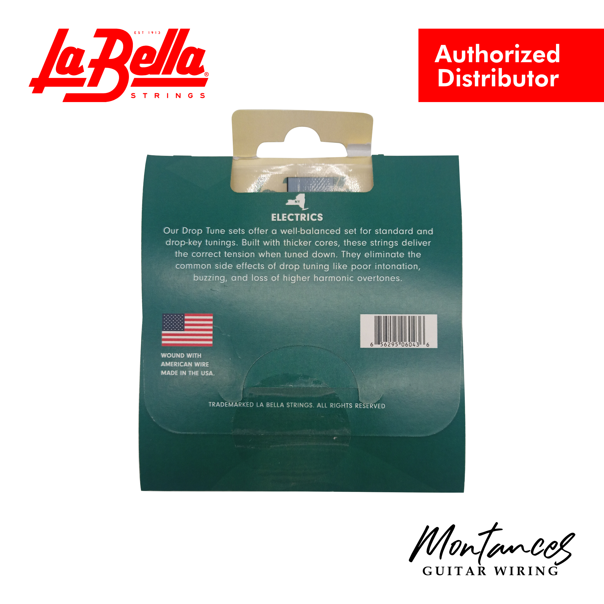 La Bella® HRS-D3 Drop Tune Electric Guitar Strings – 11-70