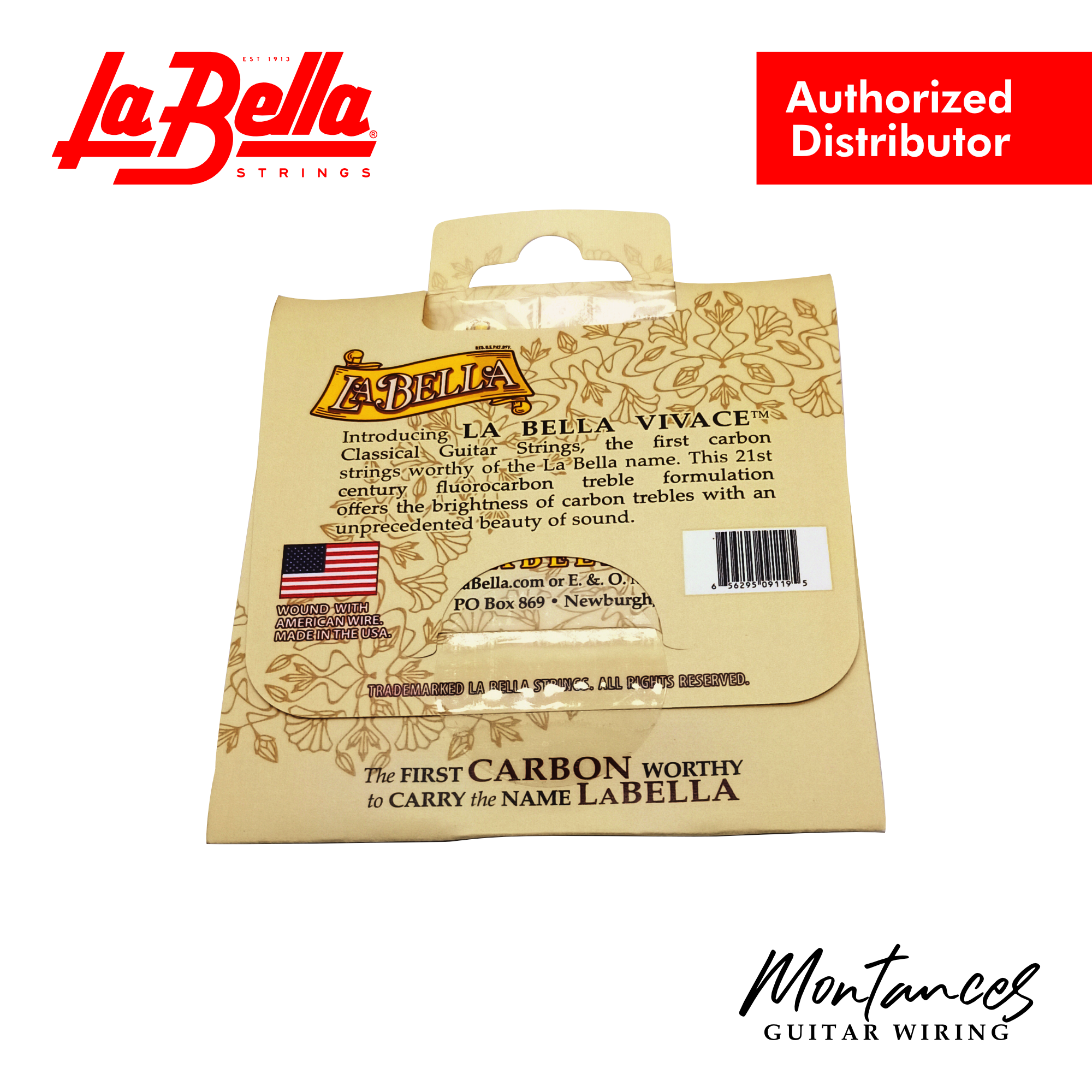 VIV-M La Bella Vivace Fluorocarbon Medium Tension - Classical Guitar Strings