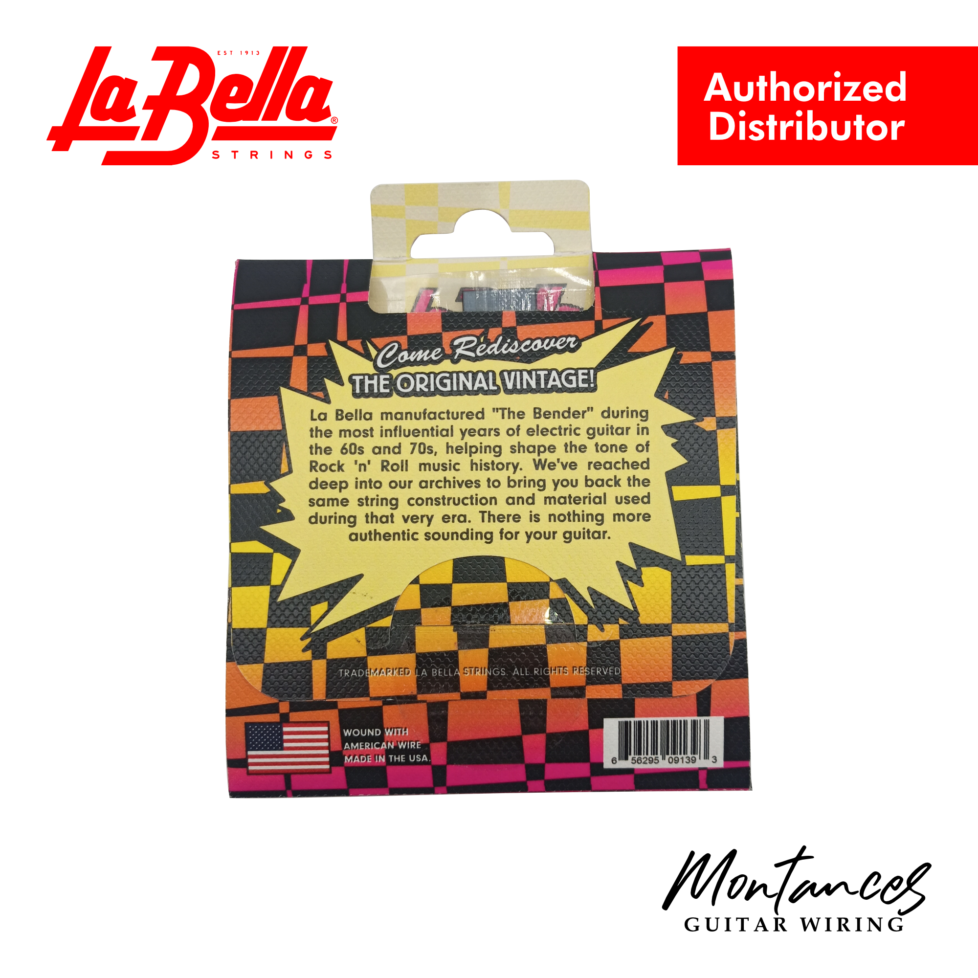 La Bella BJ1252 Jazz Bender Electric Guitar Strings – 12–52 | Wound 3rd | Vintage Nickel Roundwound | Jazz Tension | Made in USA
