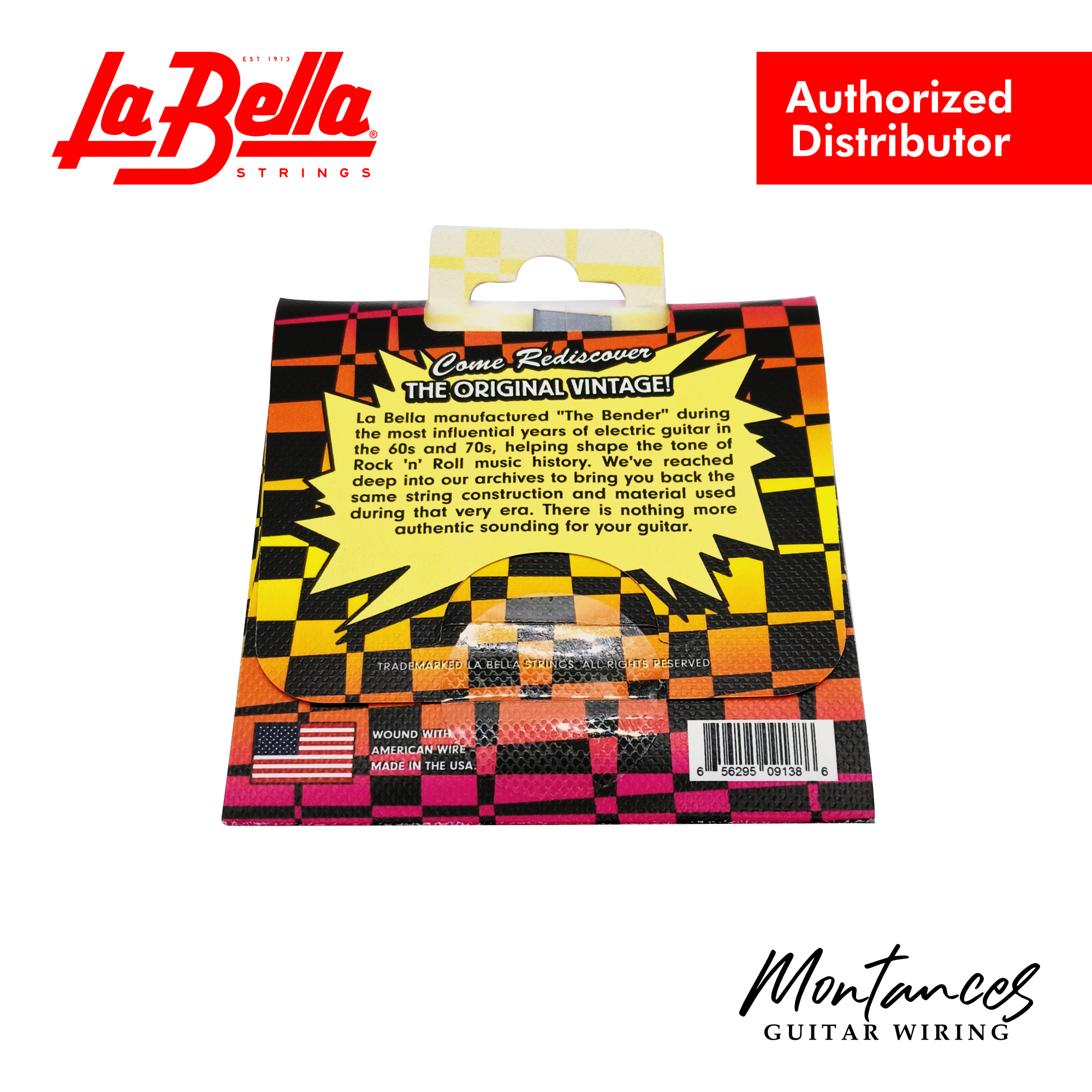 La Bella B1150 Blues Bender Electric Guitar Strings – 11–50 | Vintage Roundwound Tone | Nickel-Plated | Made in USA