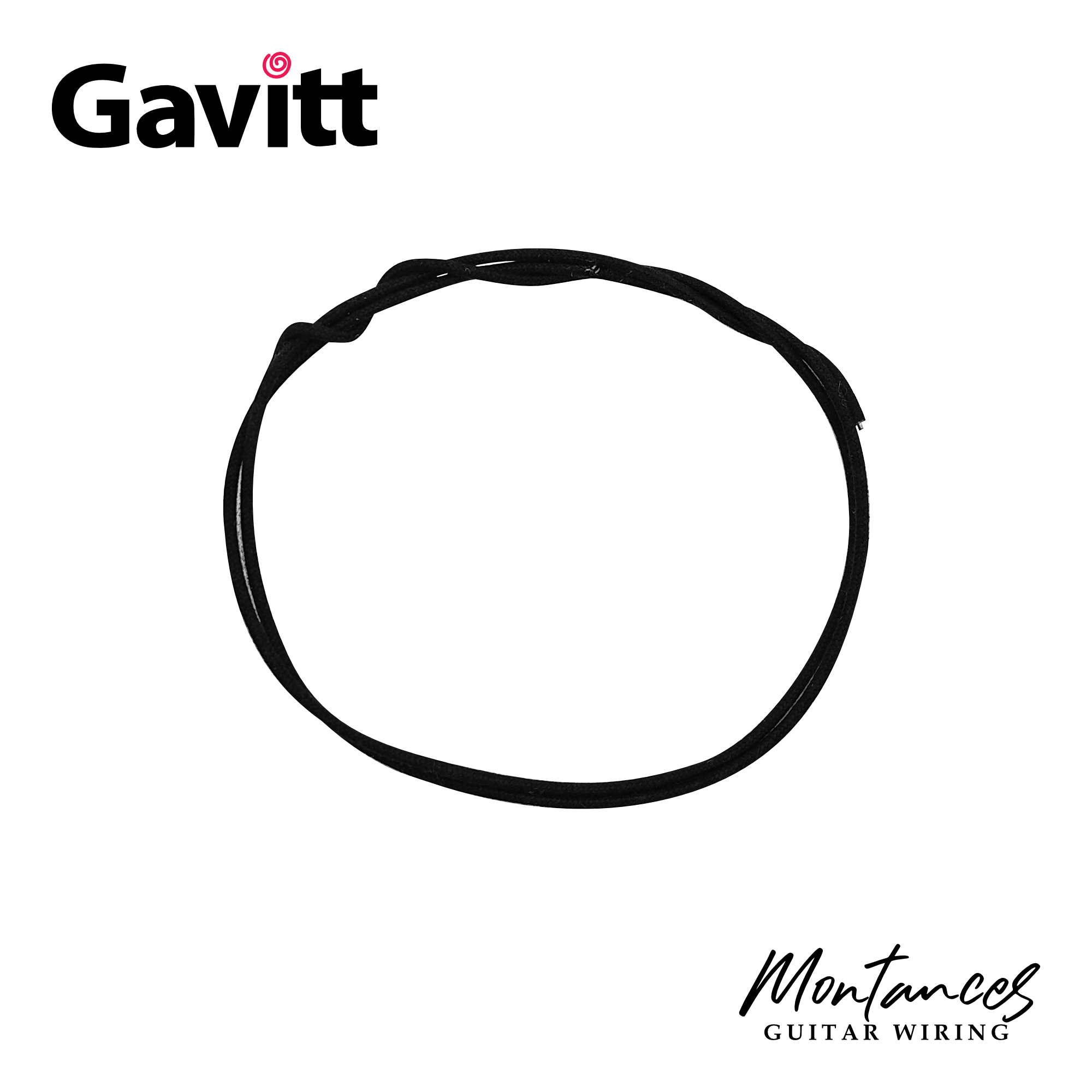 Gavitt Vintage Cloth Push-Back Wire – 22AWG Pre-Tinned Guitar Hookup Wire (Per Foot) | Used in Fender Builds