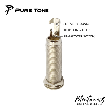 Pure Tone® Stereo Barrel Type Multi-Contact Ouput Jack Made in USA