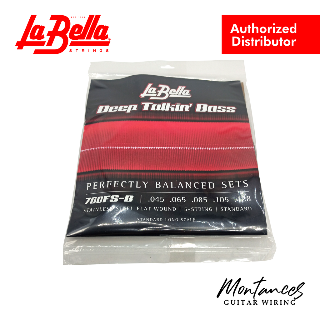 La Bella® 760FS-B Deep Talkin' Bass Flats