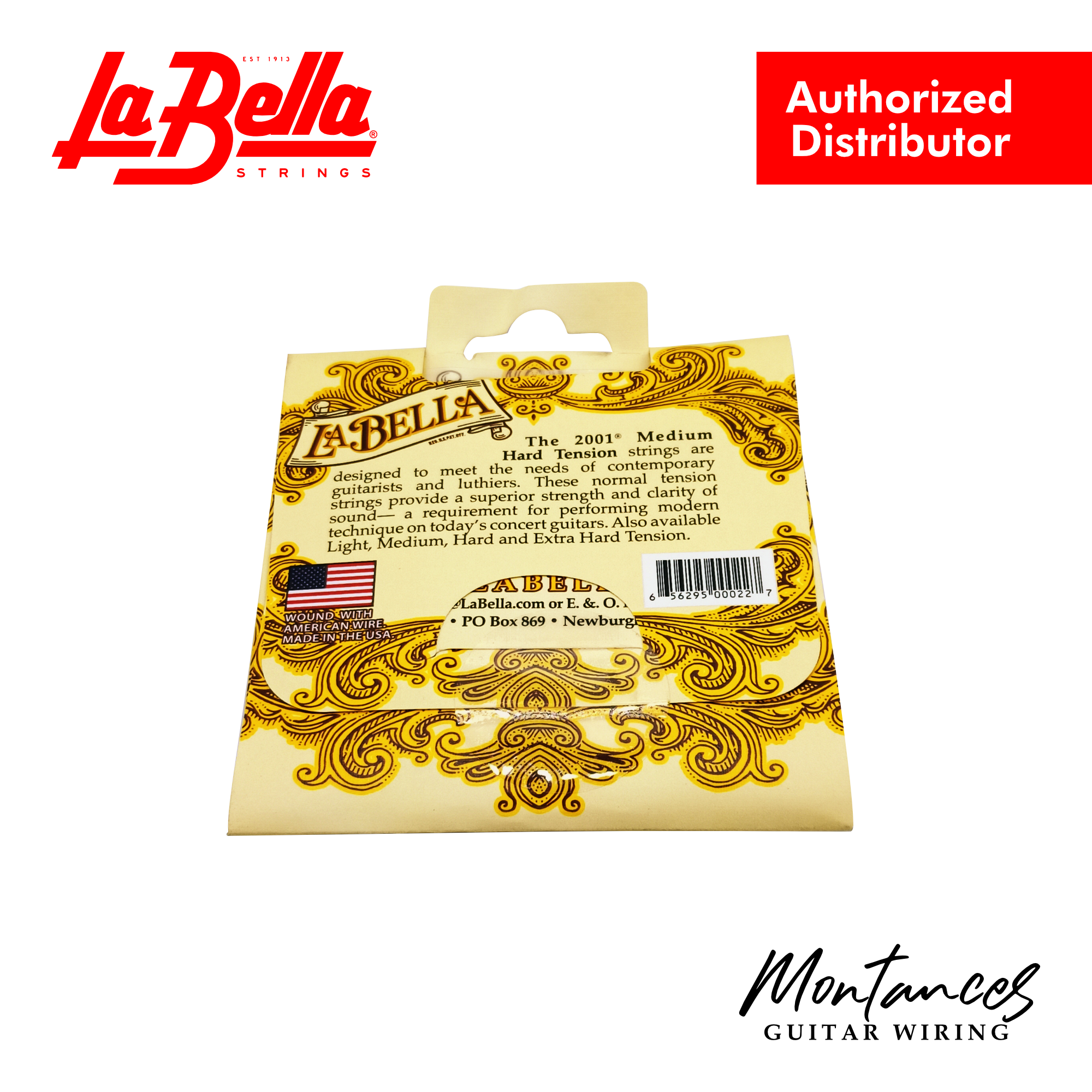 La Bella 2001 Classical - Medium Hard Tension - Classical Guitar Strings