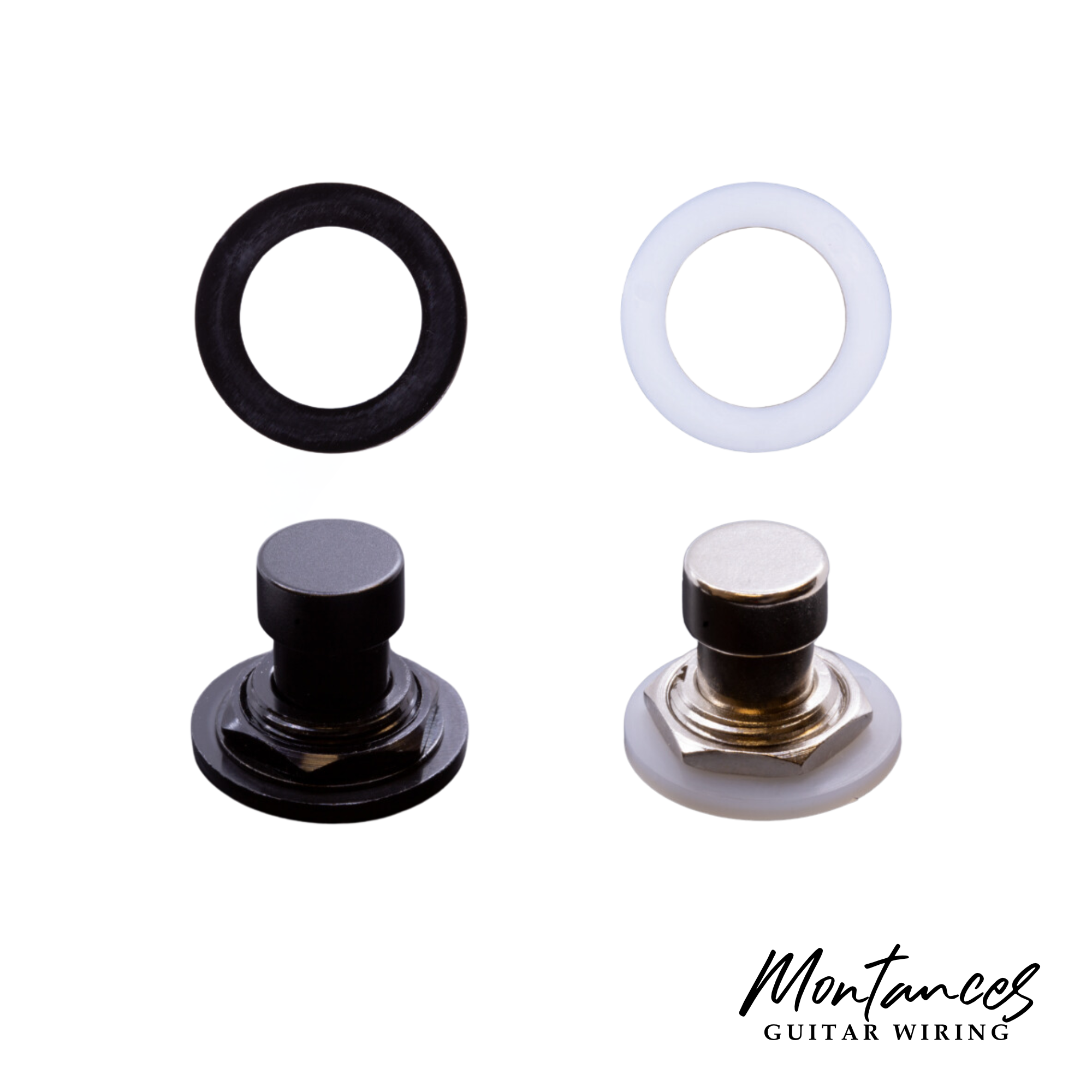 Washer - Flat, M12, Nylon, for Guitar Pedal Foot Switches