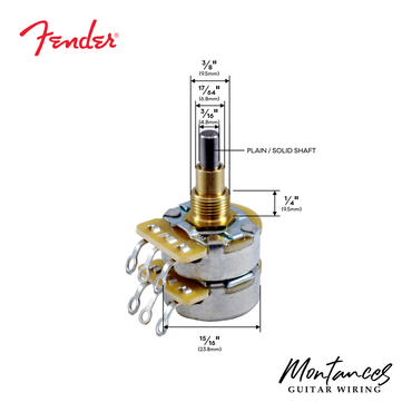 Fender® Dual Concentric Potentiometer
