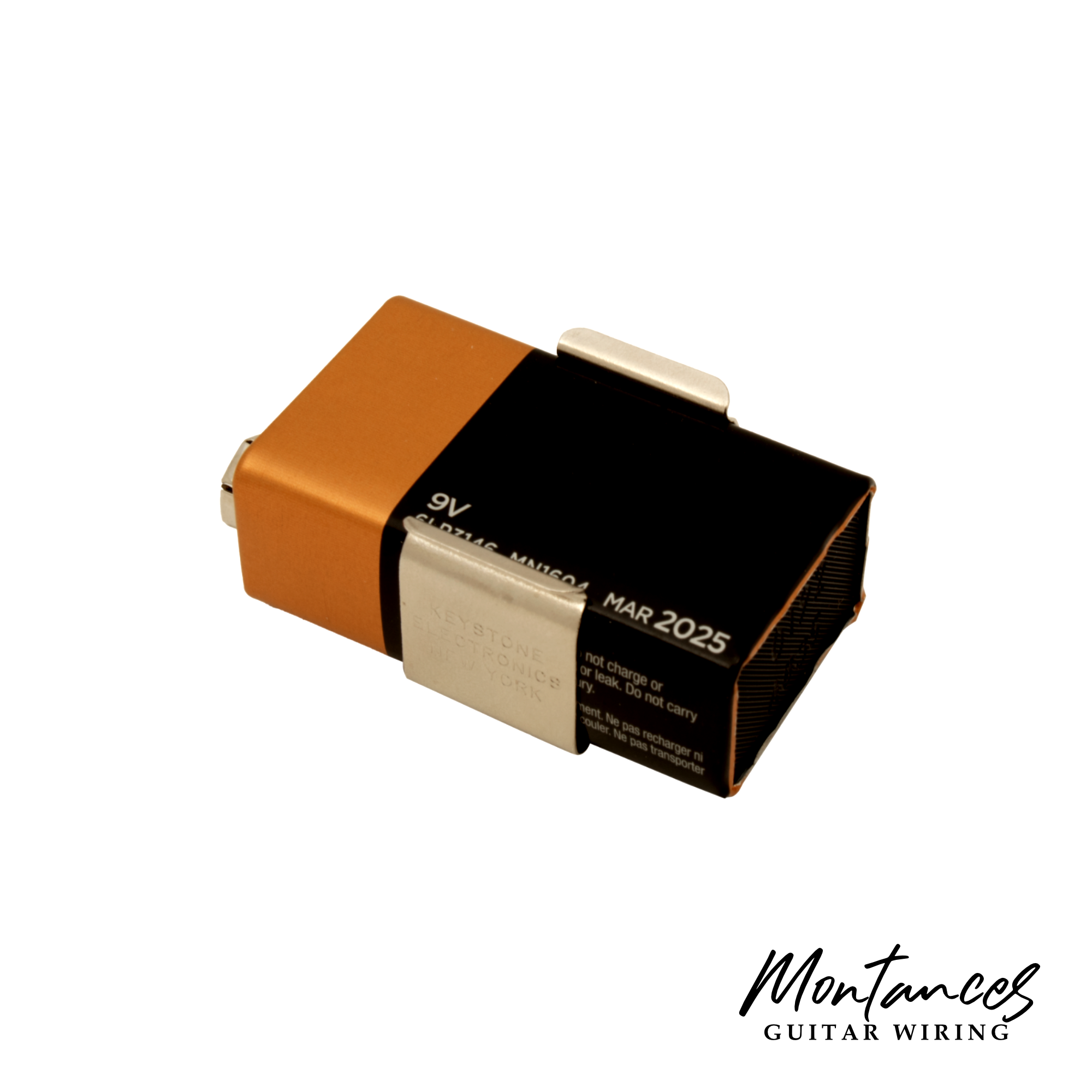 Battery Holder for 9V, Chassis Mount, Horizontal