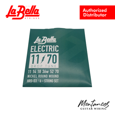 La Bella® HRS-D3 Drop Tune Electric Guitar Strings – 11-70