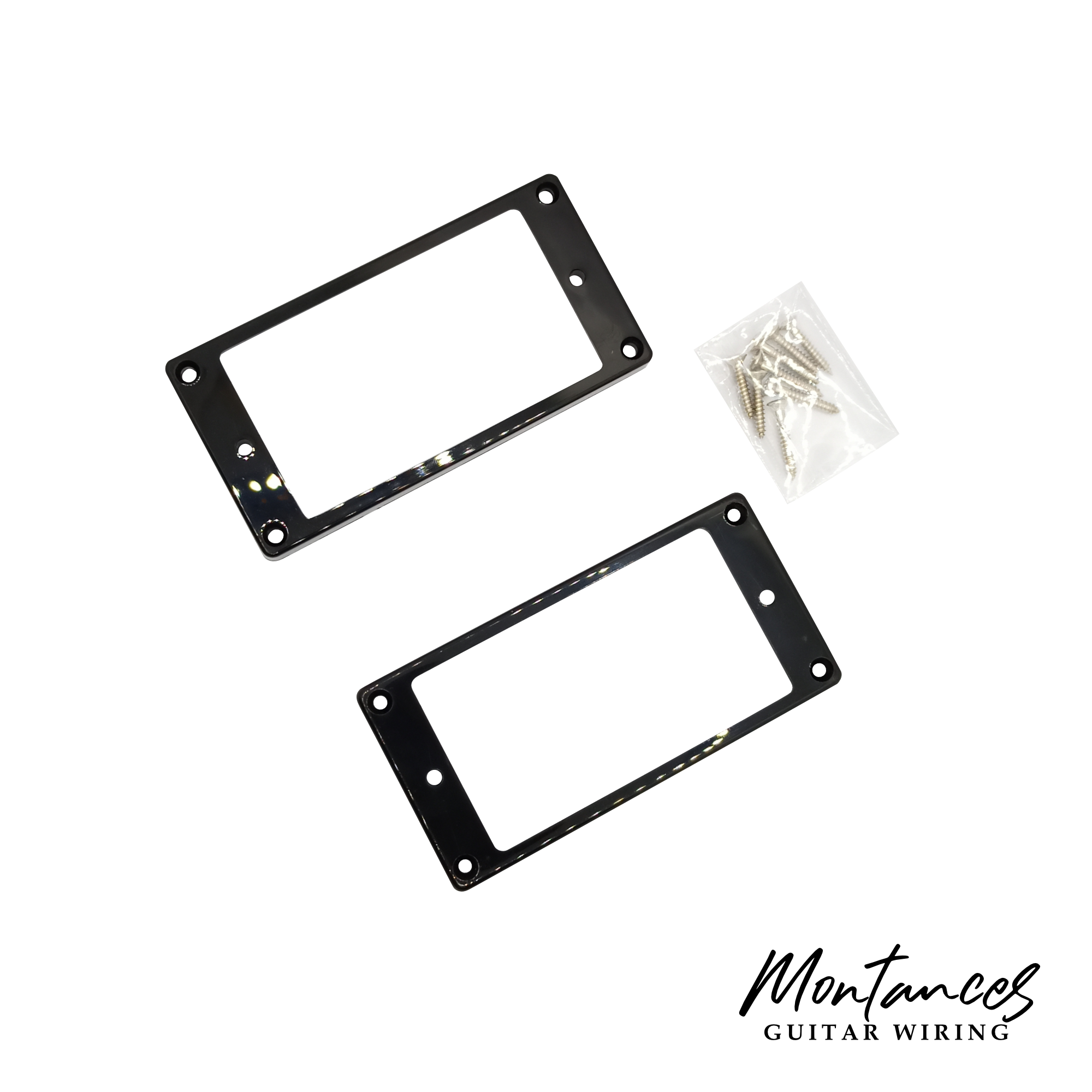 Humbucker Pickup Mounting Rings, Plastic material