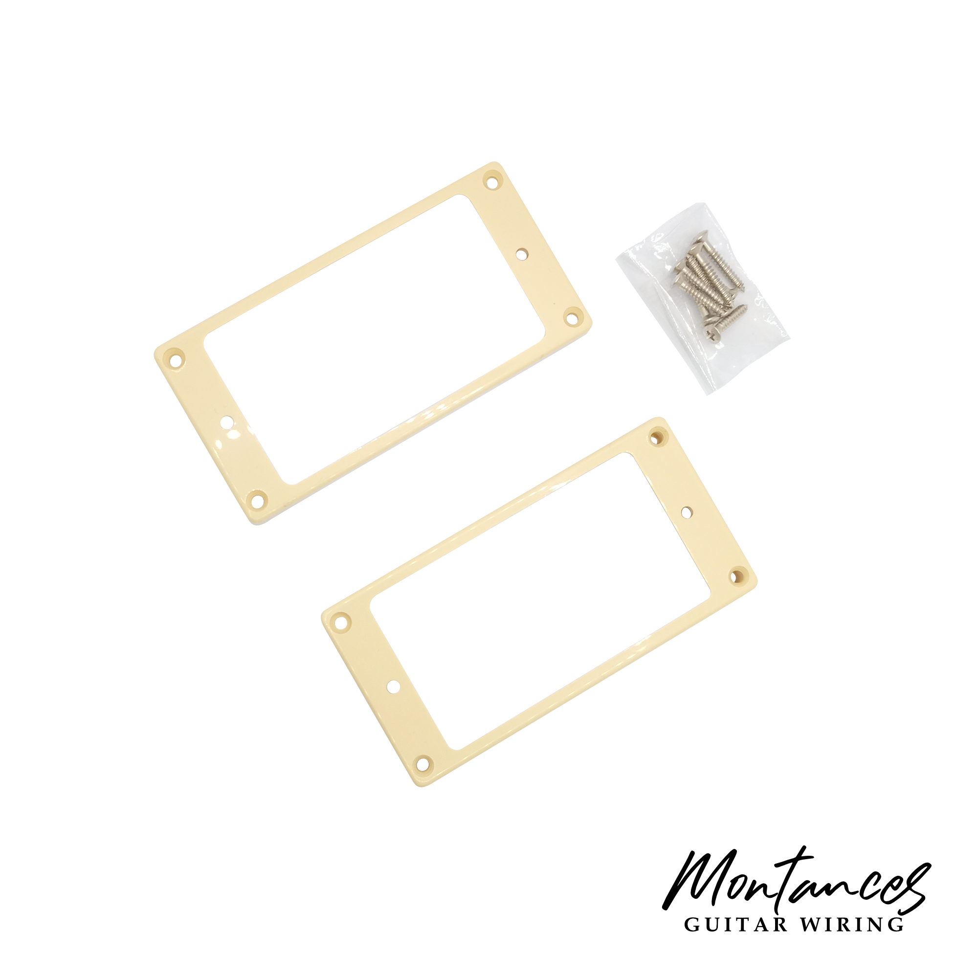 Humbucker Pickup Mounting Rings, Plastic material
