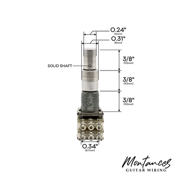 Dual Control Potentiometer Dual Stacked Concentric Pots