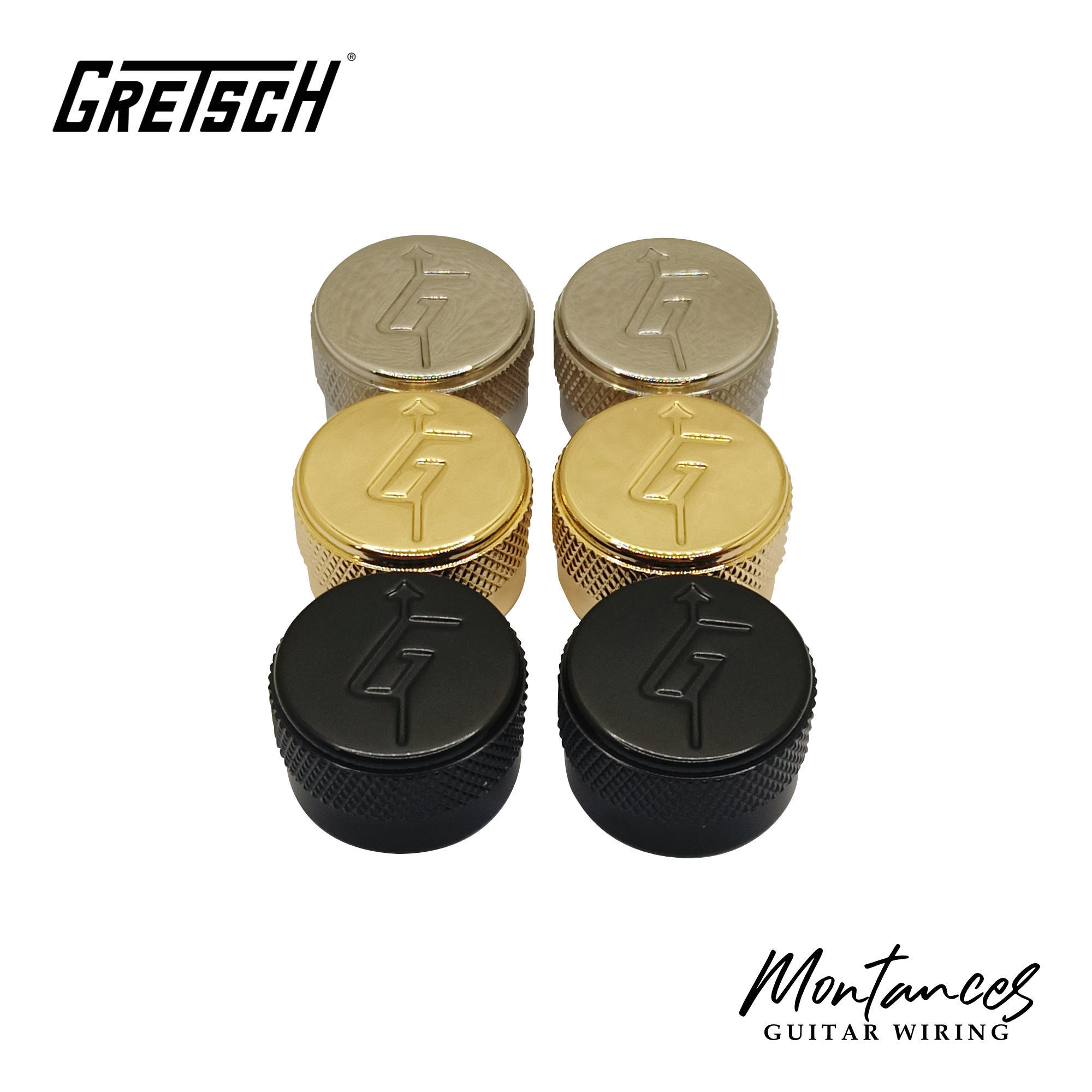 Gretsch® Metal Knobs 6.0mm